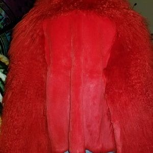 Real rabbit fur brand new never worn size medium